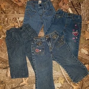 18M babygirl jean bundle